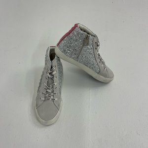 Vintage Havana Women's Ray Silver Glitter Sneakers